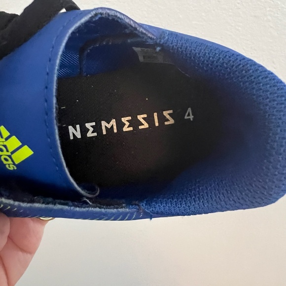 Adidas Nemeziz FxG Junior 'Royal Blue/Solar Yellow' Soccer Cleats Size 3 - Picture 5 of 6
